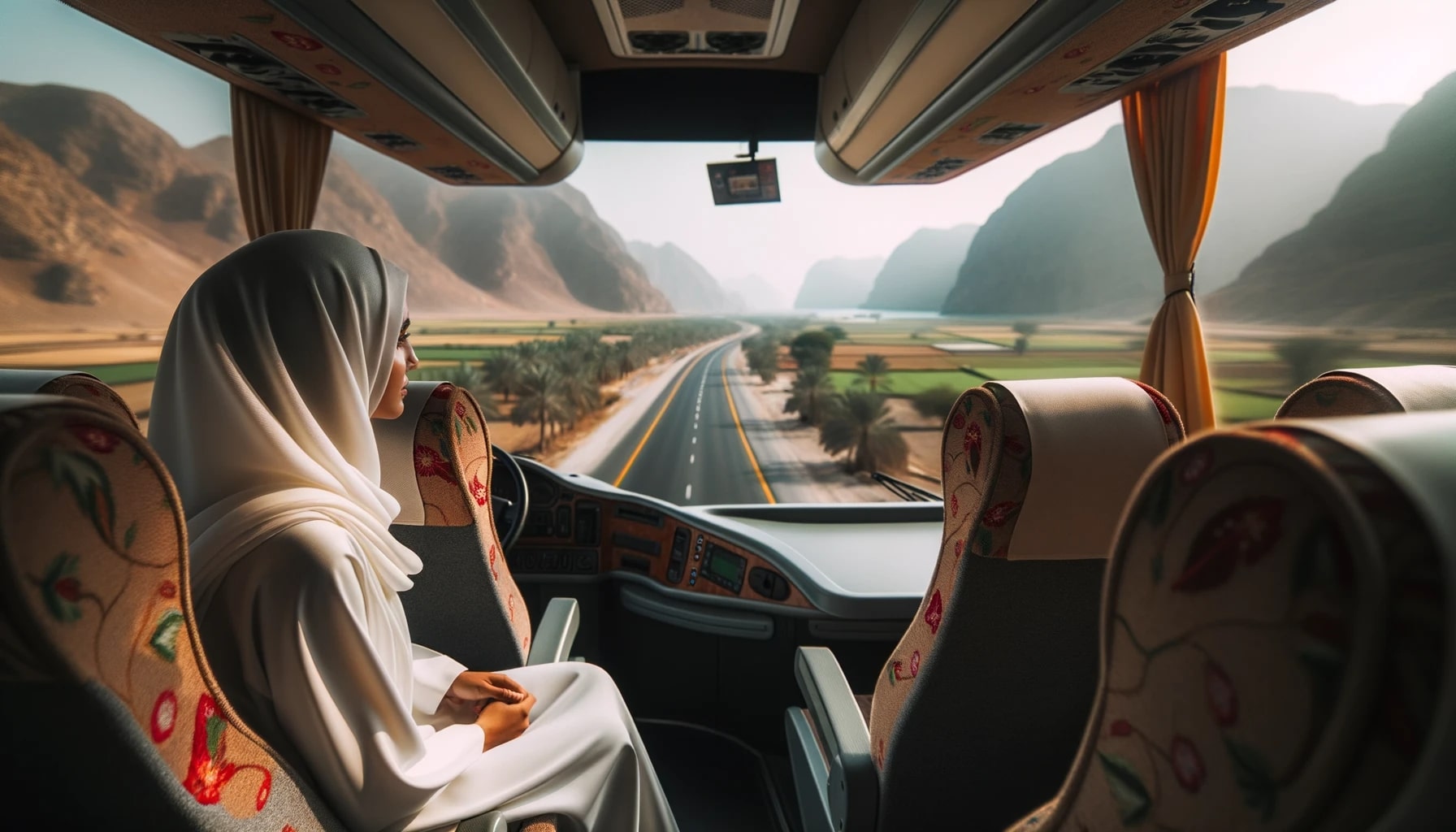 Dubai to Oman visa change by bus - White Sky Travel