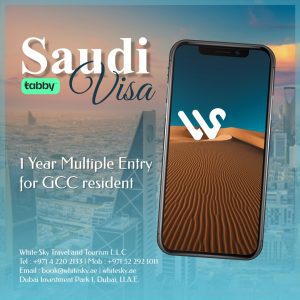 Saudi Arabia visa for UAE residents from white sky travel