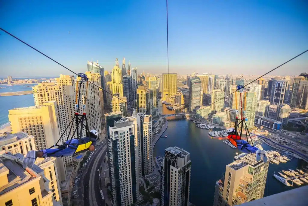 dubai marina zipline tickets