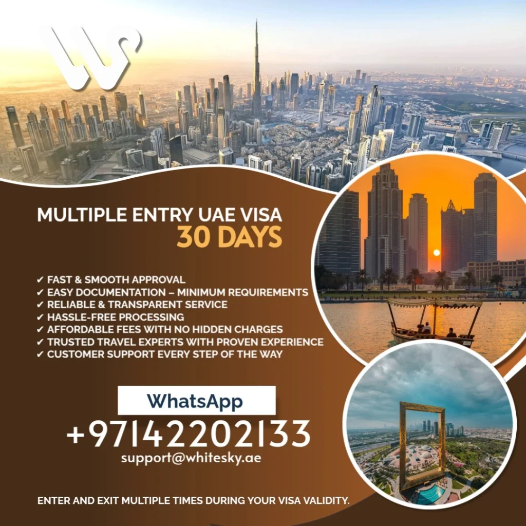 best travel agency in dubai for visit visa uae multiple entry visa 30 days with tabby or tamara