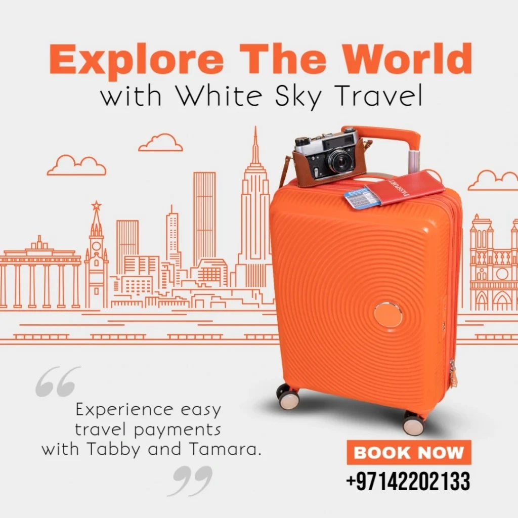 white sky travel and visa agency in Dubai UAE